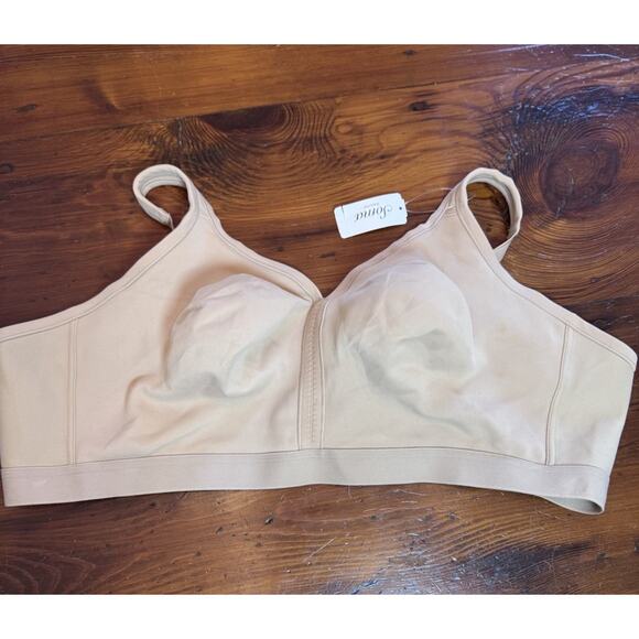 Soma EMBRACEABLE Wireless Unlined Full Coverage Bra 44DDD Soft Tan NWT - Picture 2 of 12